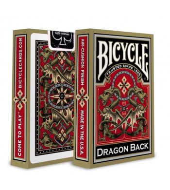 Jeu Gold Dragon Back -  BICYCLE® 55 cartes