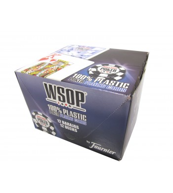 Jeux WSOB de 55 cartes 100 % plastiques - Réf. WSOP