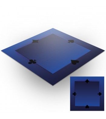 Tapis de jeux polyester - 60x60 - Bleu