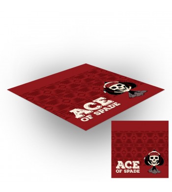 Tapis de jeux polyester - 78x78 - Ace Of Spade