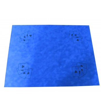 Tapis bleu 50x67cm
