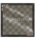 Tapis de jeux polyester - 60x60 - Jeu de dames steampunk