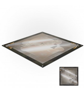 Tapis de jeux polyester - 60x60 4 AS Steampunk