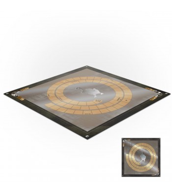 Tapis de jeux polyester - 60x60 - Jeu de l&#039;oie steampunk