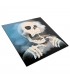Tapis de jeux polyester - 60x60 - Smoking skull