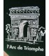 Tapis Paris 40 x 60 cm environ