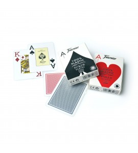 Jeu de 55 Cartes Plastic Texas Hold'em 