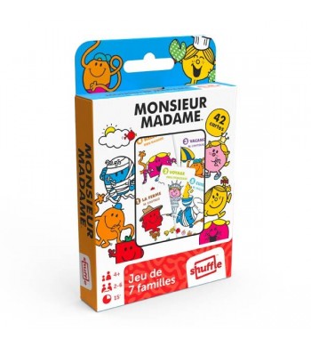 Jeu de 7 Familles - Monsieur Madame - Shuffle