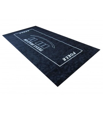 Tapis Poker Texas Holdem 150 x 77 cm environ - QUALIJEUX